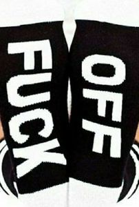 FUCK OFF Socks